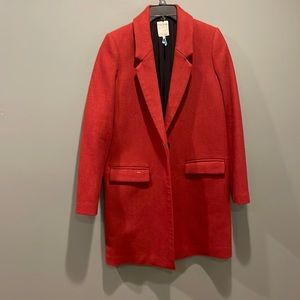 Burnt orange/red Zara blazer/jacket